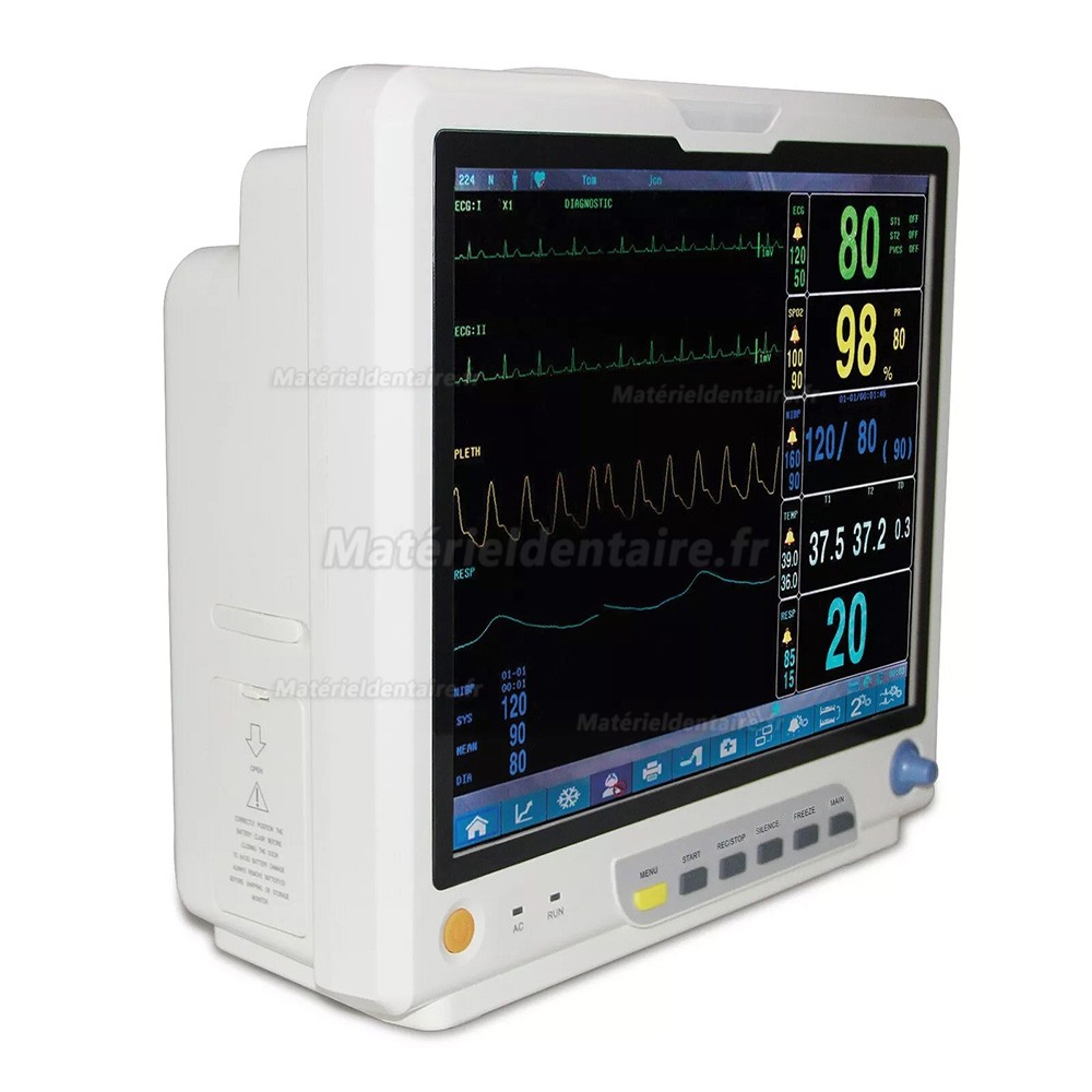 15″ Ecran Multi-paramètre Moniteur Patient CMS9200